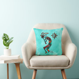  Southwest Kokopelli Throw Pillow Kissen