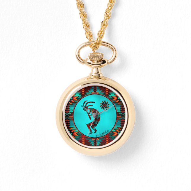 Southwest Kokopelli Watch Armbanduhr (Vorderseite)