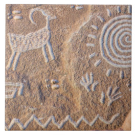 Southwest Petroglyph Keramik Tile Fliese