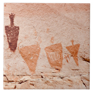 Southwest Petroglyph Keramik Tile Fliese