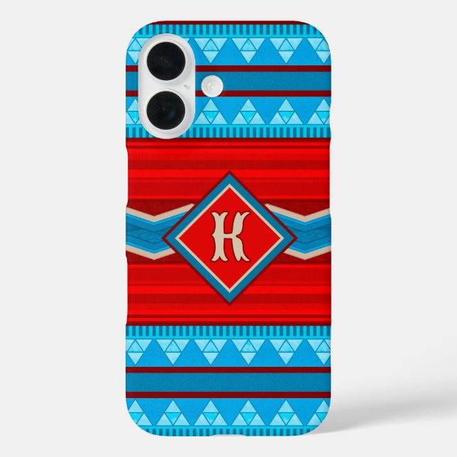 Southwest River Canyon Red Turquoise Personalized Case-Mate iPhone Hülle (Rückseite)