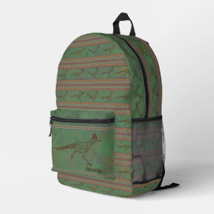 Southwest Roadrunners Sagebrush Grün  Bedruckter Rucksack