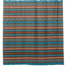 Southwest Style Geometric Cameron Gorge Design Duschvorhang