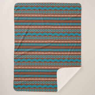 Southwest Style Geometric Cameron Gorge Design Lg Sherpadecke