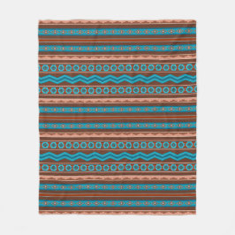 Southwest Style Geometric Cameron Gorge Design Med Fleecedecke