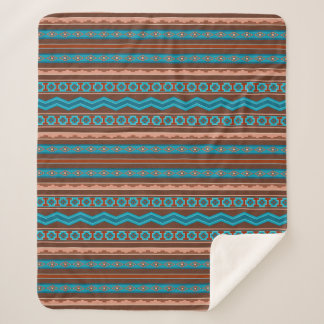 Southwest Style Geometric Cameron Gorge Design Med Sherpadecke