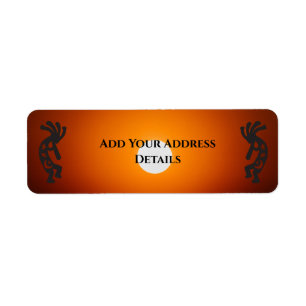Southwest Sun Kokopelli Address Label