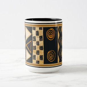 Southwest Tribal Indianerdesign Zweifarbige Tasse