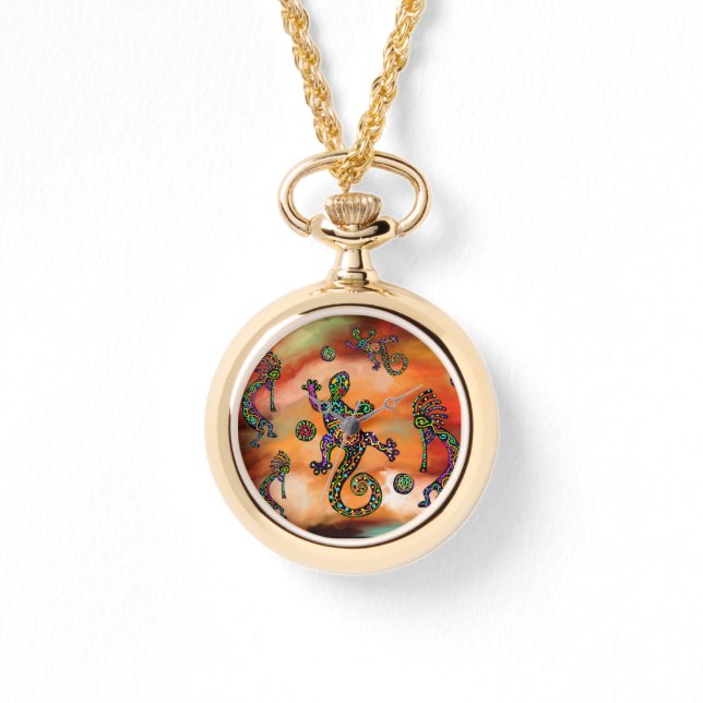 SOUTHWESTERKUNST ARMBANDUHR (Vorderseite)