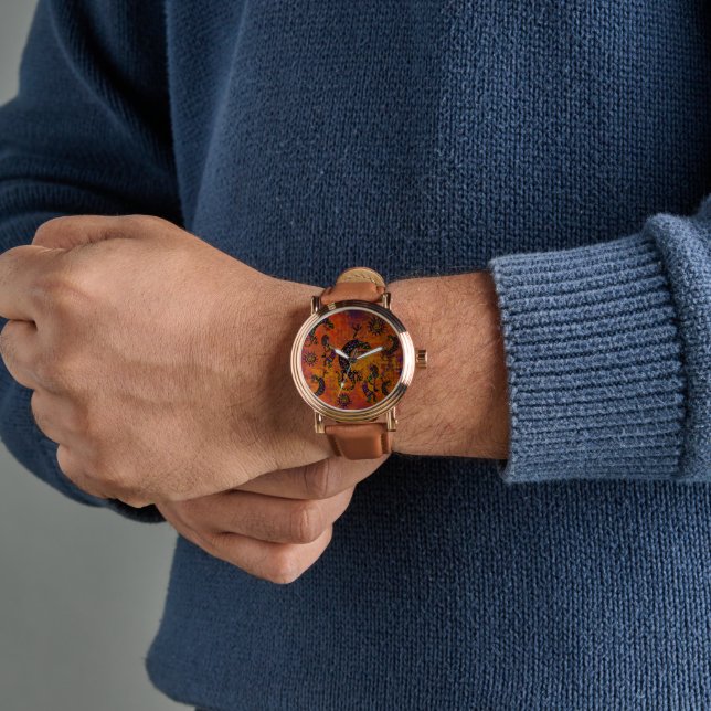 SOUTHWESTERKUNST ARMBANDUHR (Handgelenk)