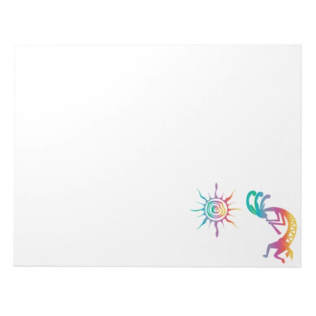 Southwestern Arizona Kokopelli Notizblock (Vorderseite)