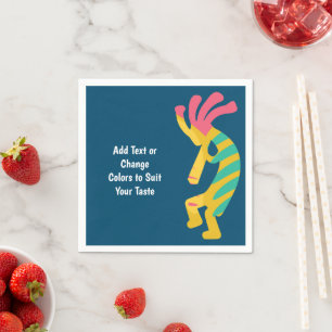 Southwestern Arizona Kokopelli Party Napkins Serviette