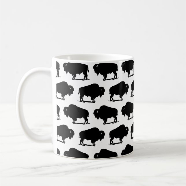 Southwestern Buffalo Pattern Rug Kaffeetasse (Links)