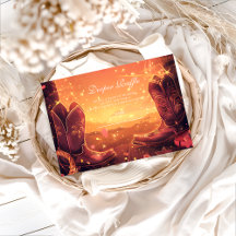 Southwestern Cowboy Boots Diapper Raffle