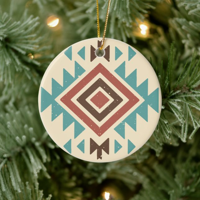 Southwestern Desert Keramik Ornament (Baum)
