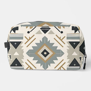 Southwestern Diamond Tribal Geometric Waschbeutel