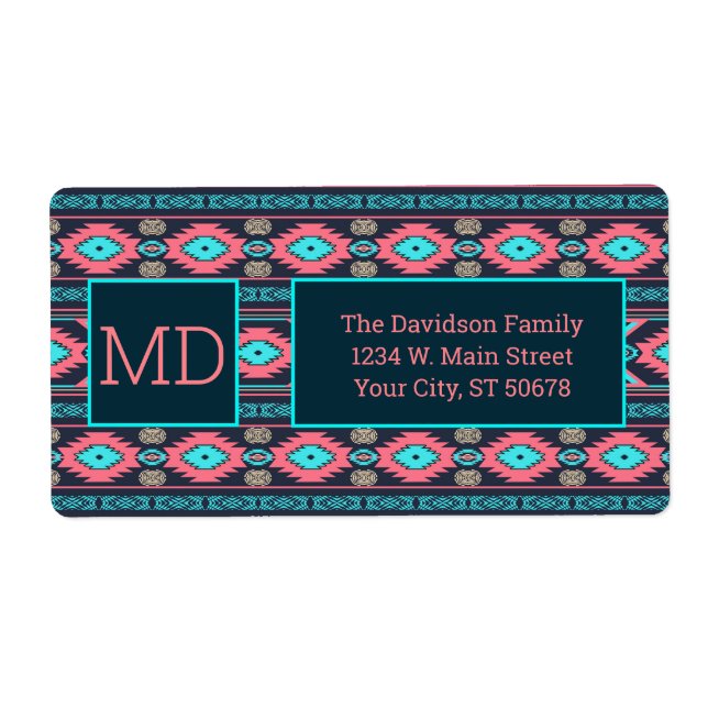 Southwestern Ethnic Geometric Aztec (Vorne)