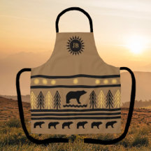 Southwestern Fall Harvest Navajo Black Bear Schürz