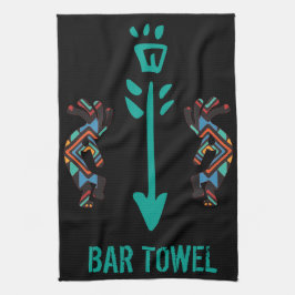 Southwestern Kokopelli Bar Towel Geschirrtuch
