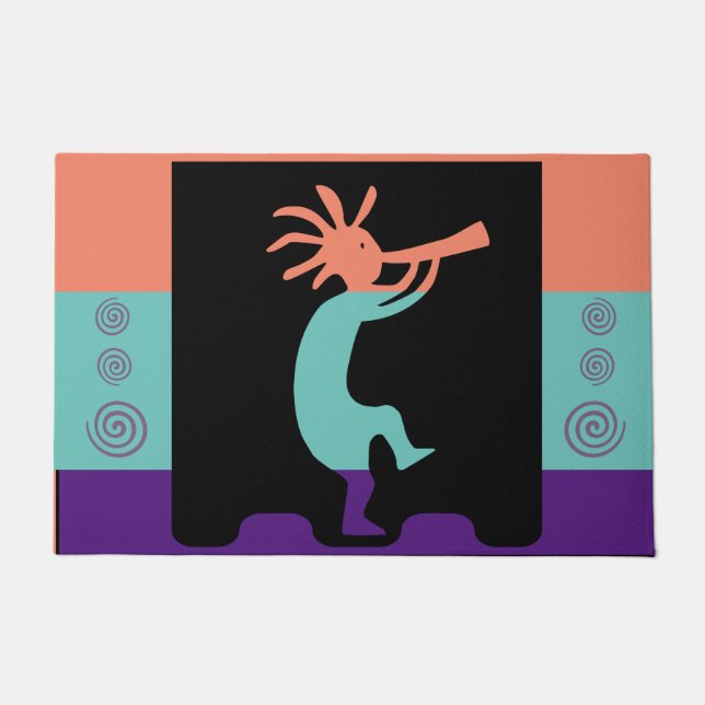 Southwestern Kokopelli Doormat Fußmatte (Vorderseite)