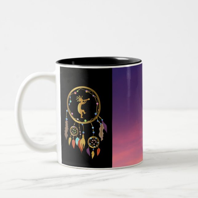 Southwestern Kokopelli Dreamcatcher Tasse (Links)