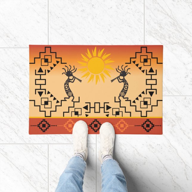 Southwestern Kokopelli Fußmatte (Indoor)