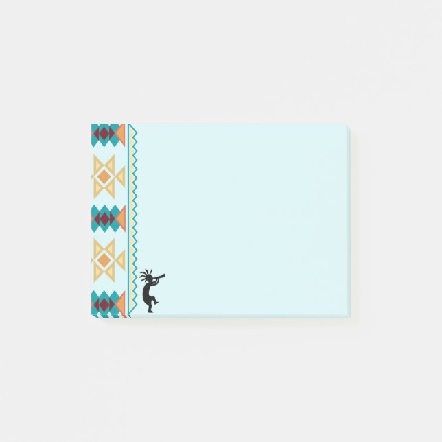 Southwestern Kokopelli Post-it Notes Klebezettel (Vorderseite)