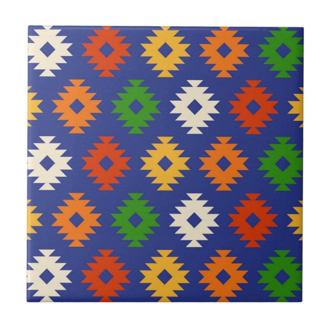 Southwestern-Muster Fliese (Vorderseite)