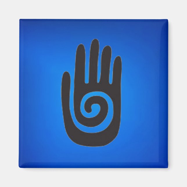 Southwestern Native American Hand Symbol Magnet (Vorne)