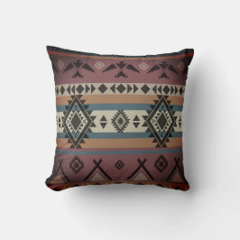 Southwestern Native American Tribal Pattern Kissen