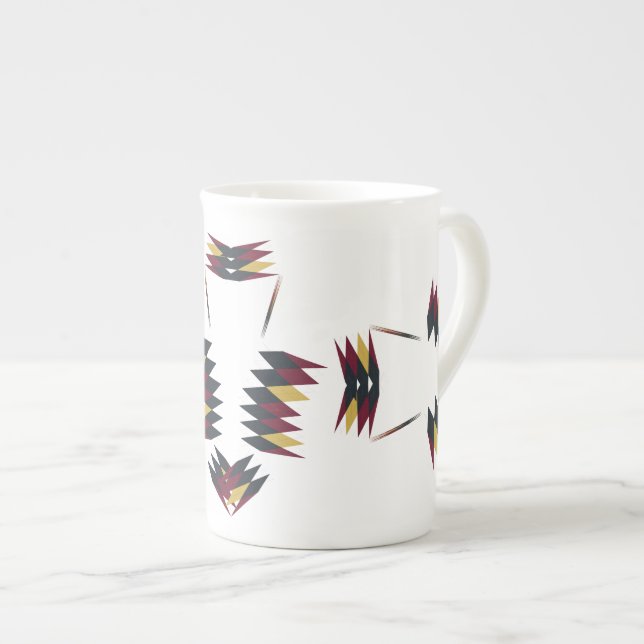 Southwestern Native Art Pattern Prozellantasse (Vorderseite Rechts)