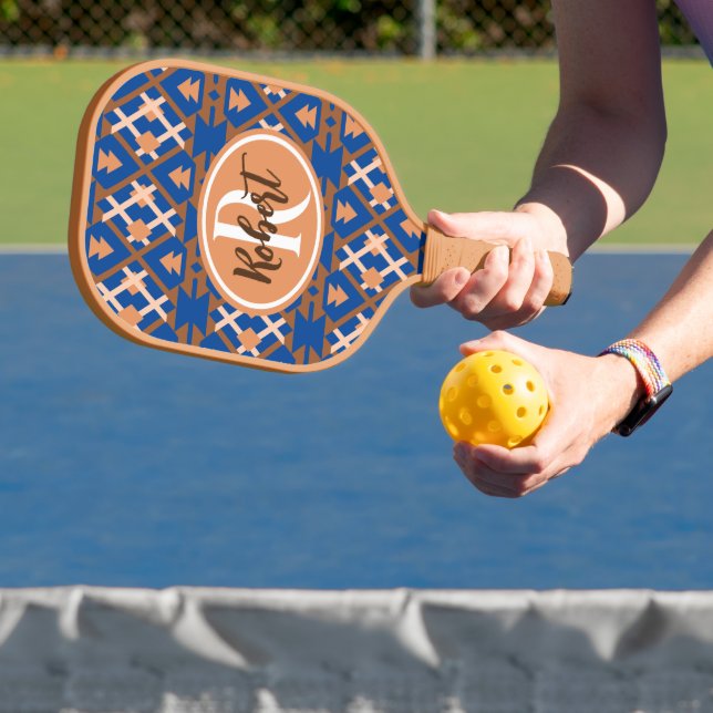 Southwestern Oasis Aztec Geometric Pickleball Schläger (InSitu)