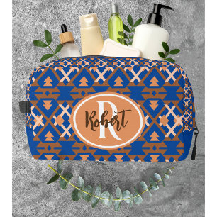 Southwestern Oasis Aztec Geometric Waschbeutel