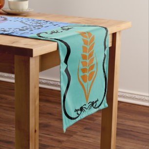 Southwestern Pflanzing Harvest Kokopelli Kurzer Tischläufer