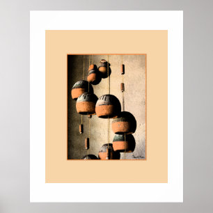 Southwestern Spirally Clay Windspiele Stillleben Poster