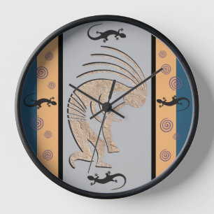 Southwestern Sun Kokopelli Uhr
