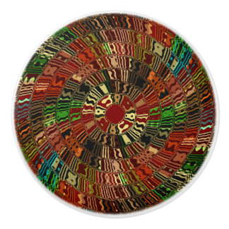 Southwestern Sun Swirl Keramik Knob Keramikknauf