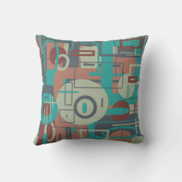 Southwestern Tribal Geometrie Abstrakte Formen Kissen