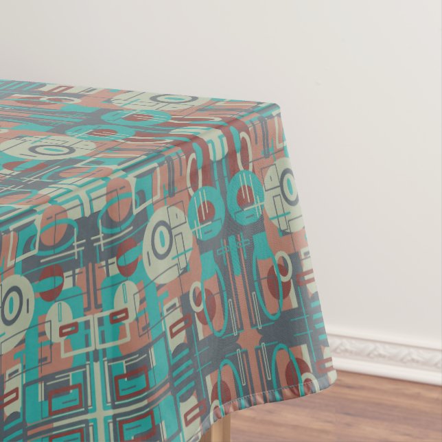 Southwestern Tribal Geometrie Abstrakte Formen Tischdecke (Beispiel)