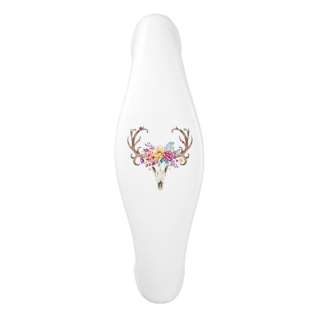 Southwestern Tribal Skull 3 Keramikknauf (Vorderseite)