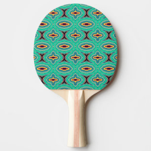 Southwestern Tropical Boho Chic Geode Art Tischtennis Schläger