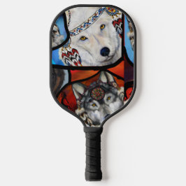 SOUTHWESTLICHE WOLFKUNST PICKLEBALL SCHLÄGER