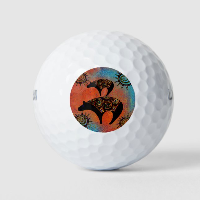 SOUTHWESTLICHER BÄRKT GOLFBALL (Vorderseite)