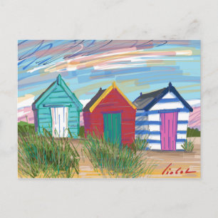 Southwold Beach Huts Postkarte