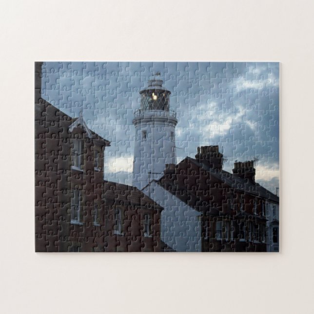 Southwold Lighthouse in Dusk Puzzle (Horizontal)