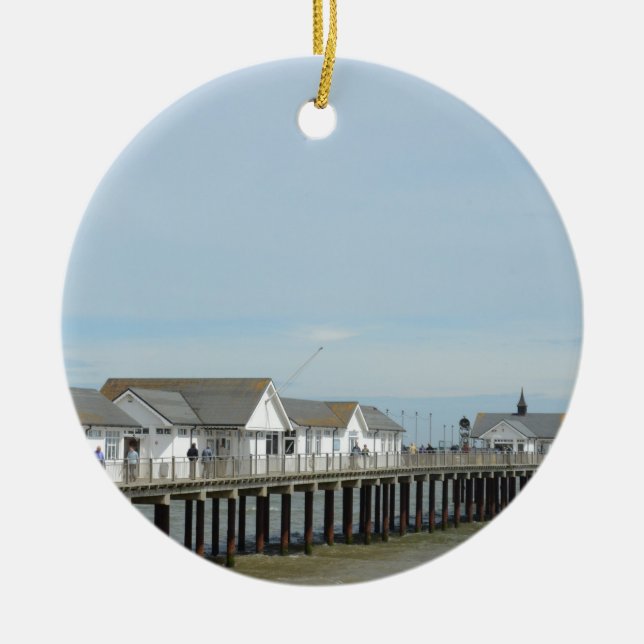 Southwold Pier Suffolk Keramikornament (Vorne)