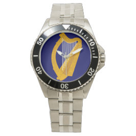 Souvenier Irlands, Golden Irish Harp Armbanduhr