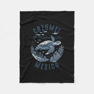 Souvenir Aus Cozumel Mexiko Urlaub Reise Männer Fleecedecke