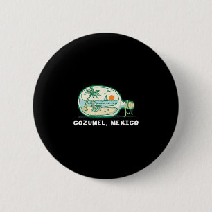 Souvenir aus Cozumel Mexiko Urlaub Reise Männer W Button