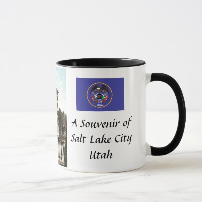 Souvenir Coffee Tasse - Salt Lake City, Utah (Rechts)